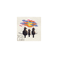 Mouseloft Sunset Birds Cross Stitch Kit - 004-L07stl