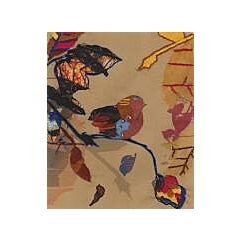 TB101 DMC Printed Embroidery Kit - Tawny Bird - 25% off RRP