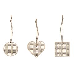 Cross Stitch Pre Punched Decoration - Mini Shapes