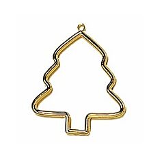 Plastic Tree Shaped Frame - Gold 