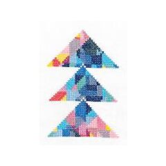 TB112 - Geometry Rules Triangulation Printed Embroidery Kit