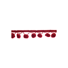 Wine Pom Pom Trim