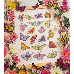 Cross Stitcher Project Pack - issue 385 - Butterfly Dreams - with 30cm Magnetic Frame