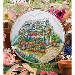 Cross Stitcher Project Pack - issue 385 - Hot House Heaven - with Hoop