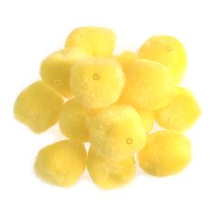 Pom Poms - Pack of 50 - yellow