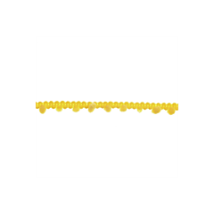 Yellow Narrow Pom Pom Trim