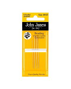 John James Beading Needles - Size 10/13 (4 Needles)
