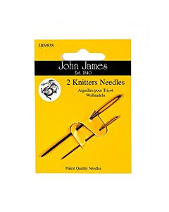 John James Knitters Needles - Size 13/18 (2 Needles)