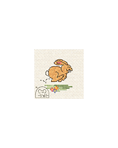 Mouseloft Funsize Cross Stitch Kit - Bunny 00M-105mms