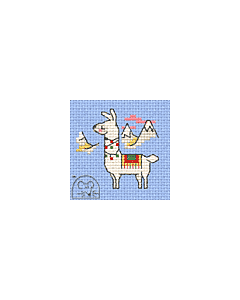 Mouseloft Decorated Llama Cross Stitch Kit - 004-P02stl