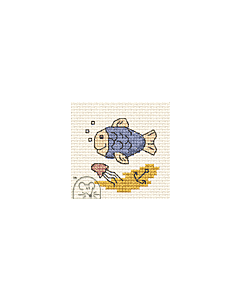 Mouseloft Fish Cross Stitch Kit - 00B-004bts