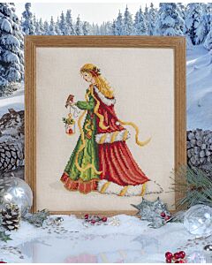 Cross Stitcher Project Pack - issue 390 - Spirit of Christmas - Victorian Lady - cashel