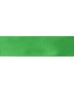 3mm Double Faced Satin Green Ribbon