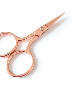Hemline Rose Gold Scissors - 6.7cm (2.5in)