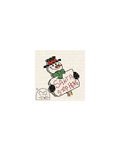 Mouseloft Santa Stop Here Cross Stitch Kit - 004-J31stl