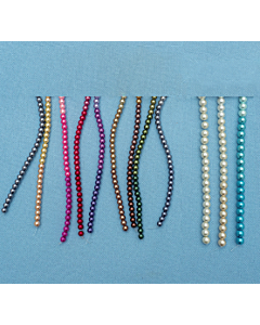 Glass Pearls 8mm; Various Colours