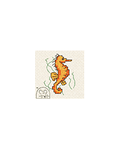 Mouseloft Seahorse Cross Stitch Kit - 00B-006bts