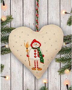 Anchor Snowman Door Hanger Cross Stitch Kit