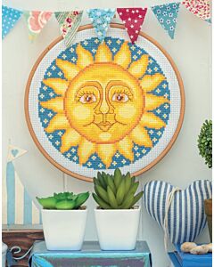 Cross Stitcher Project Pack - Solar Smile - with hoop XST400