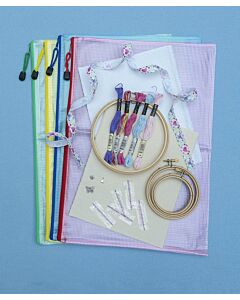 ZIPPED PROJECT BAGS - 2 x A5