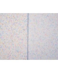 Fabric of the Month Summer - Confetti Pastel - Aida 