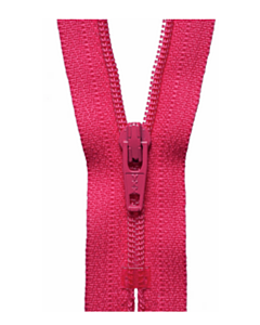 YKK Nylon 10cm Zip - Shocking Pink 516